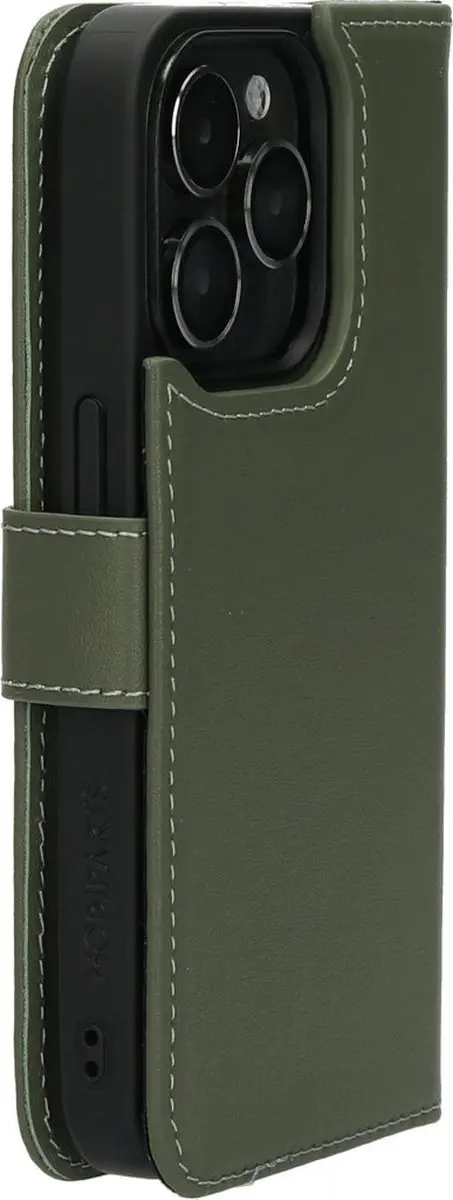 Mobiparts MP-124371 Hoesje iPhone 15 Pro - Wallet 2-in-1 - Groen