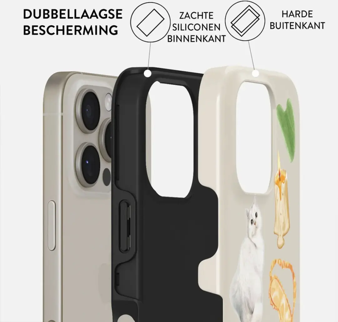 Burga Tough MagSafe Hoesje iPhone 16 Pro - Soft Era