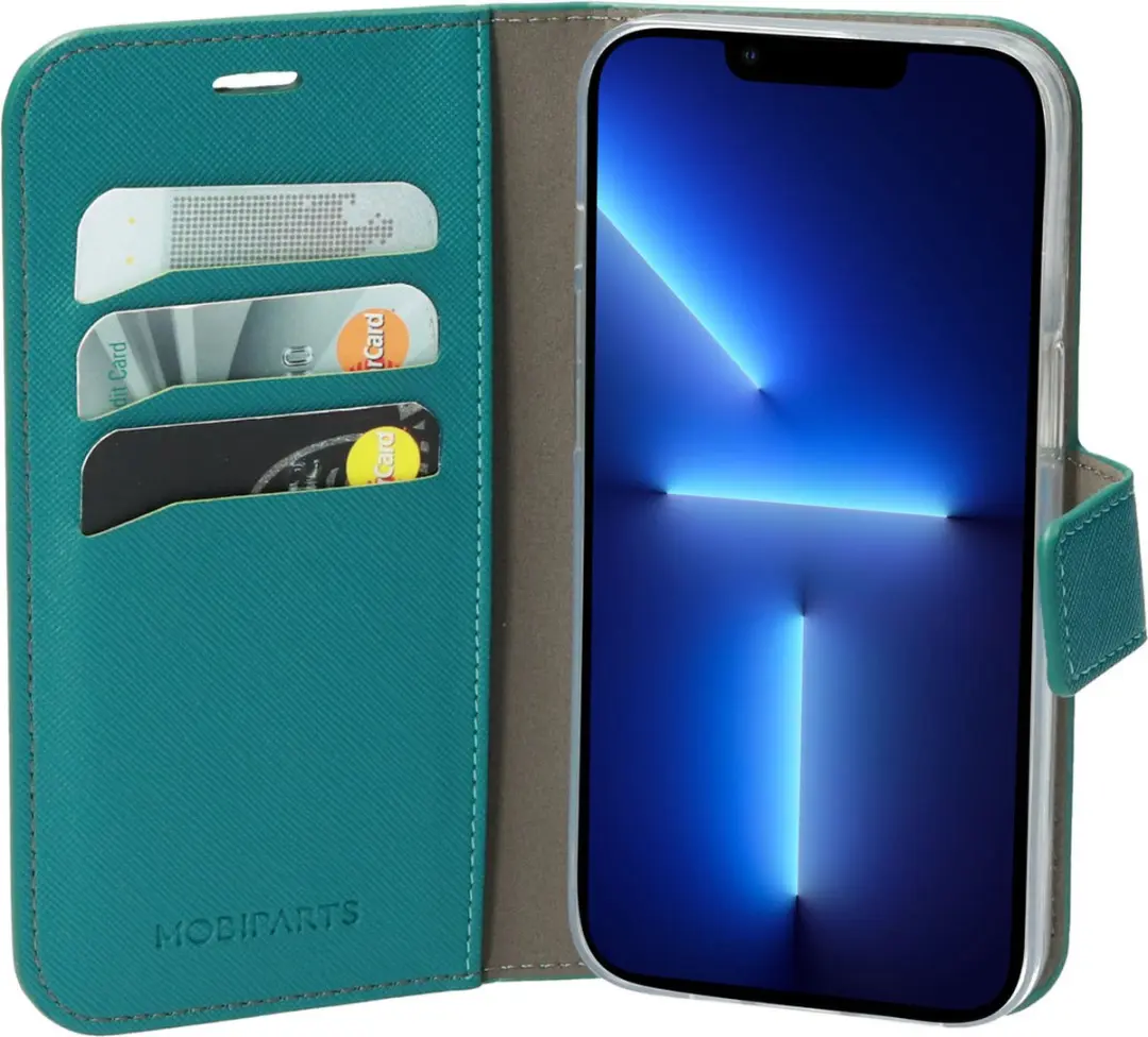 Mobiparts MP-118648 Hoesje iPhone 13 Pro - Turquoise - afbeelding 6 van 6