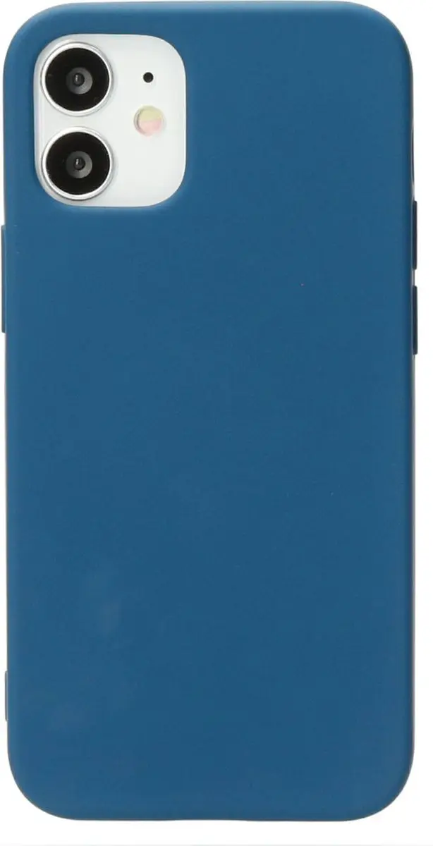 Mobiparts Hoesje iPhone 12/12 Pro Siliconen - Blauw - MP-108468 - afbeelding 6 van 6