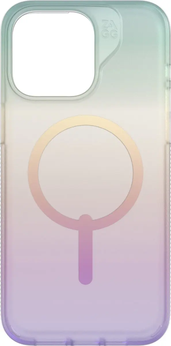 ZAGG Milan Snap Hoesje 702312659 - iPhone 15 Pro Max - MagSafe - Iridescent Roze