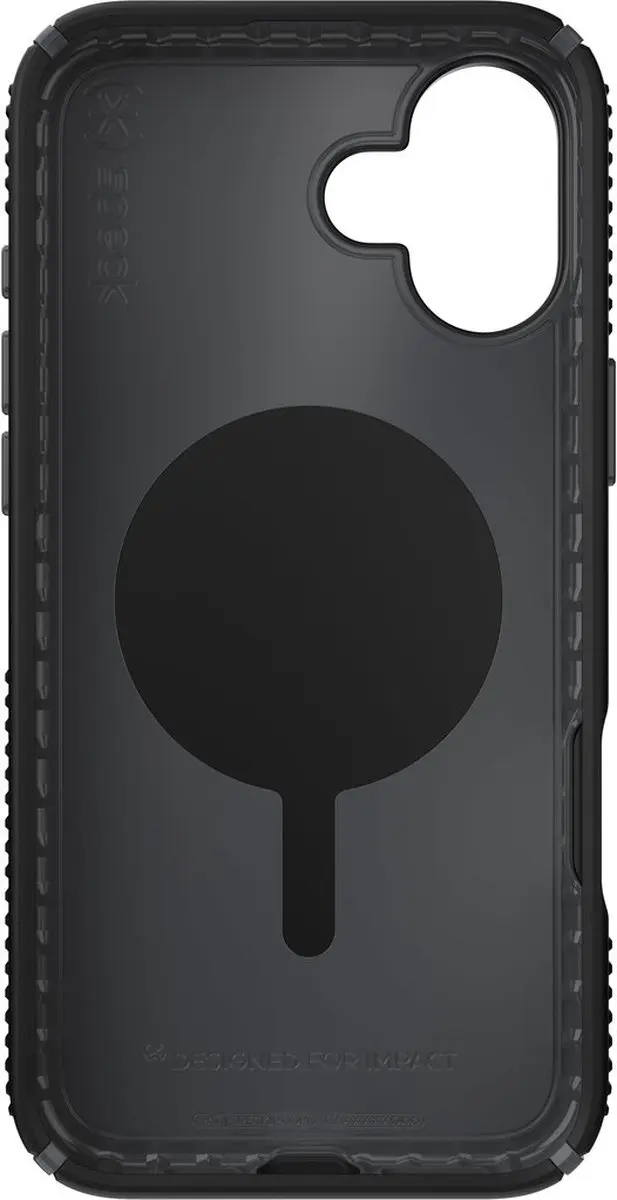 Speck Presidio2 Grip 150713-3205 Hoesje - iPhone 16 Plus - Zwart