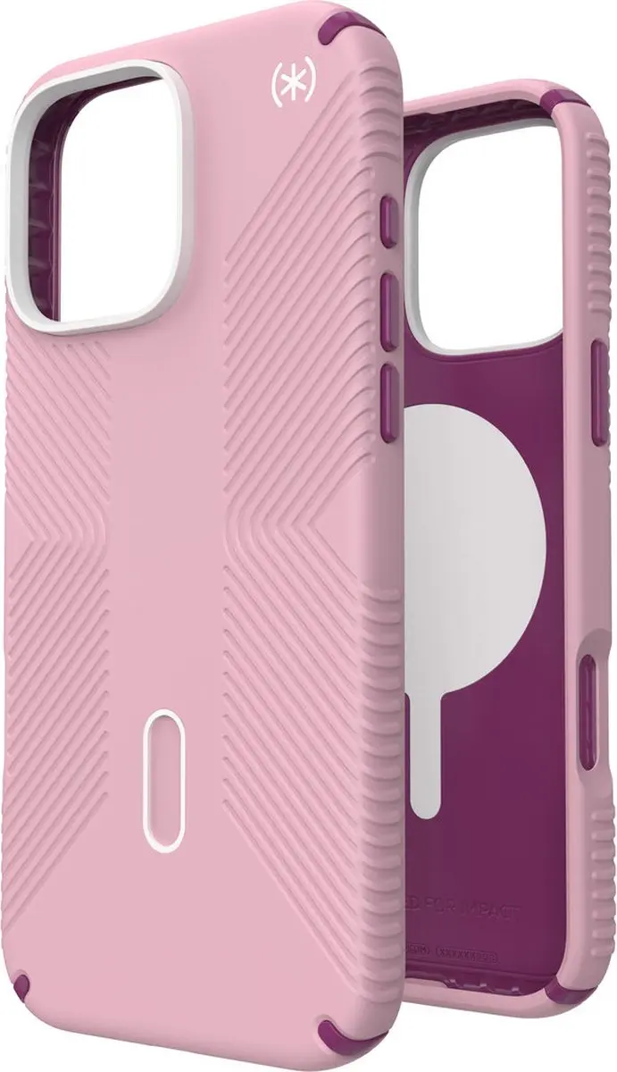 Speck Presidio2 Grip 150725-3250 iPhone 16 Pro Max Hoesje - Roze