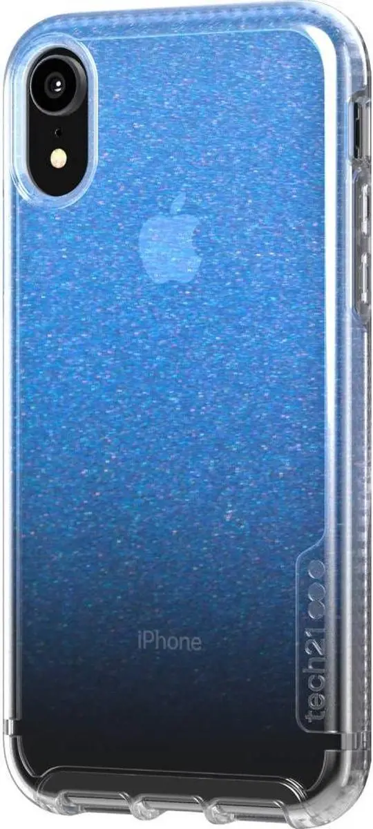 Tech21 Pure Shimmer Backcover iPhone XR - T21-6528 - Blauw