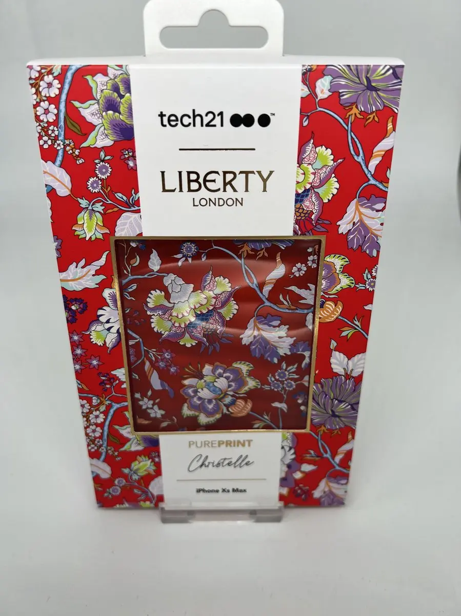 Tech21 Liberty London iPhone Xs Max Hoesje - Rood