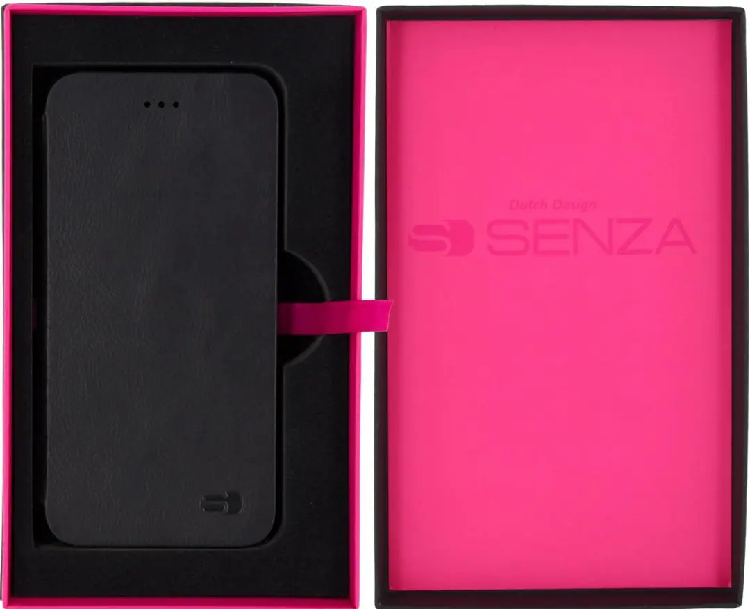 Senza Pure Skinny Leather Booklet iPhone 7/8 - 544110 - Zwart