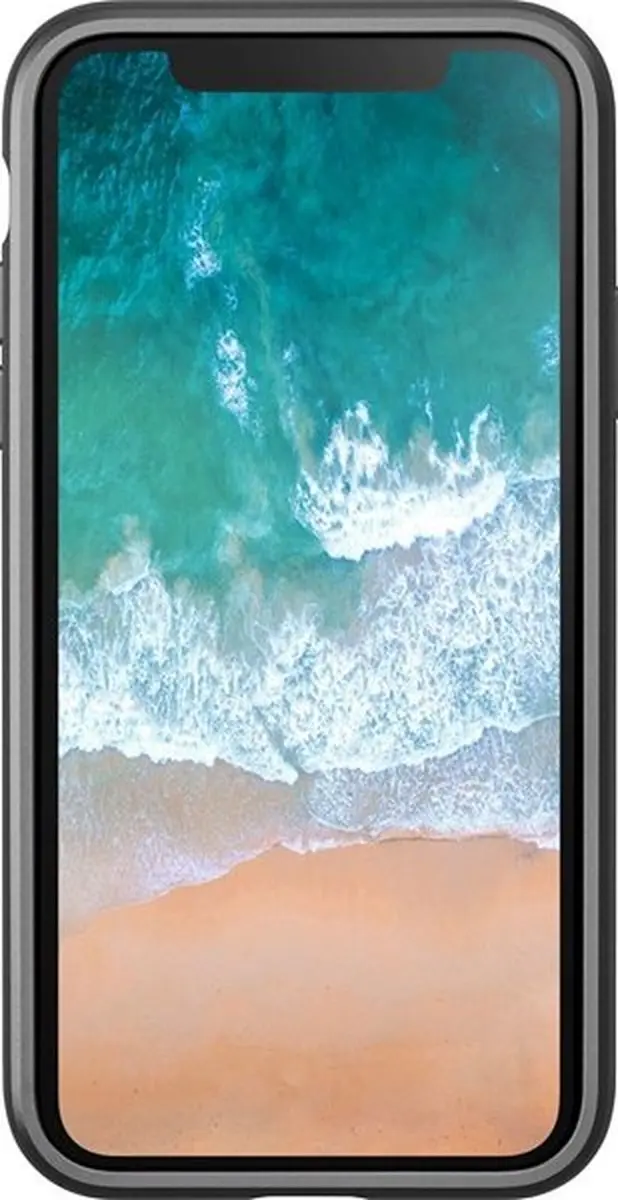 LAUT Exo Frame iPhone X Gun Metal