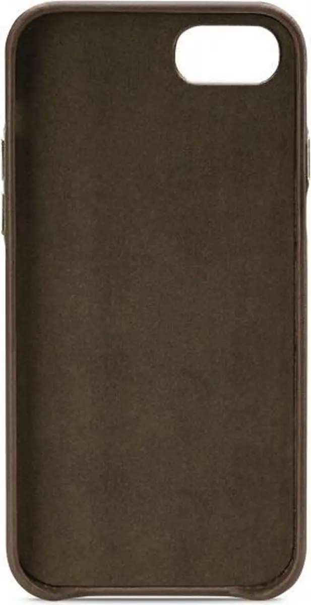 Senza Desire Leren Backcover iPhone SE/8/7/6 - LEACVR1047 - Burned Olive