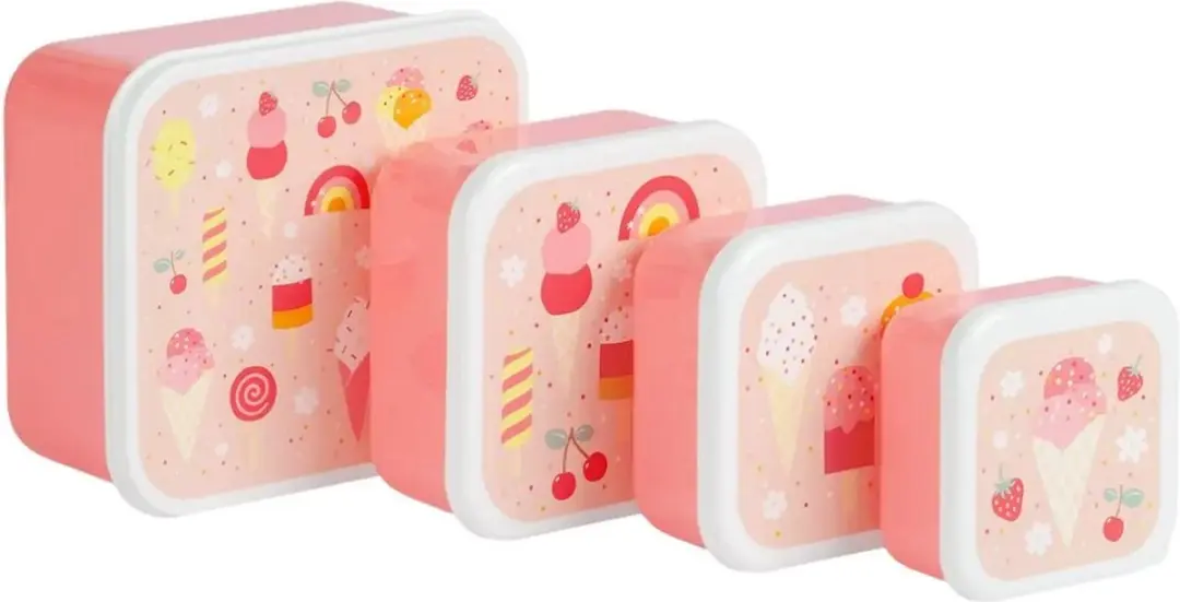 A Little Lovely Company Back to School Set - Roze