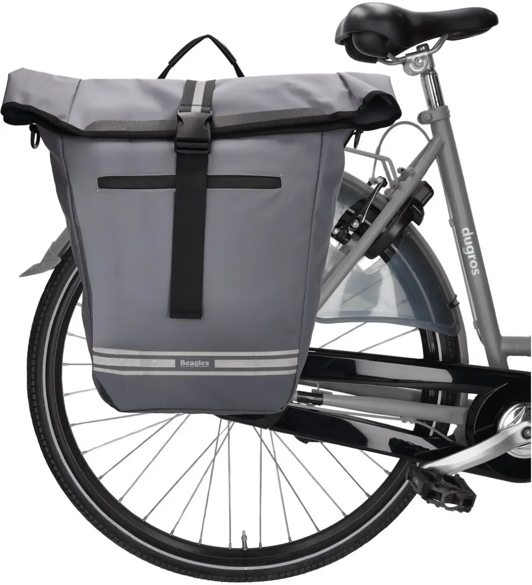 Beagles Bicycle Originals Fietstas 30L - Grijs