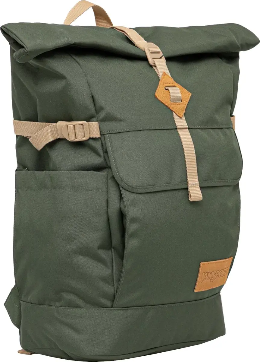 JanSport Hatchet Rolltop Rugzak 31L - Groen