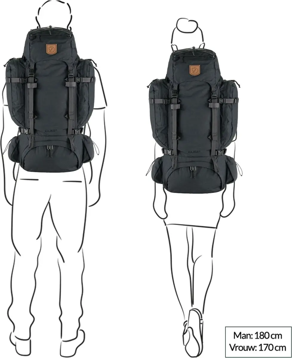 Fjällräven Kajka 65 Rugzak - Blauw