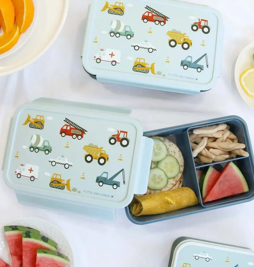 A Little Lovely Company Back to School Set - Blauw