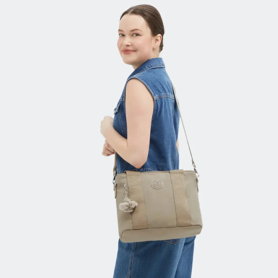 Kipling Minta M 9l Stoffentas Beige