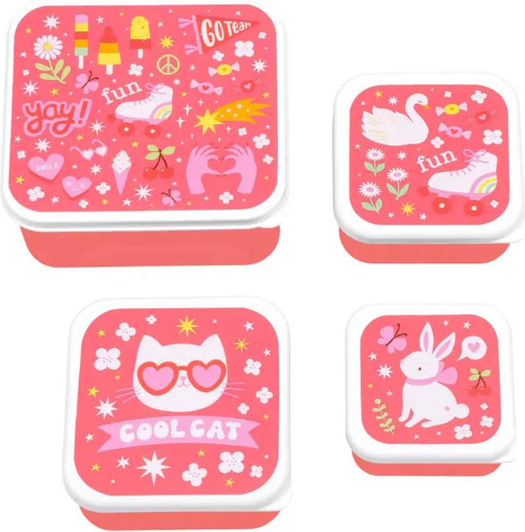 A Little Lovely Company Back to School Set - Roze