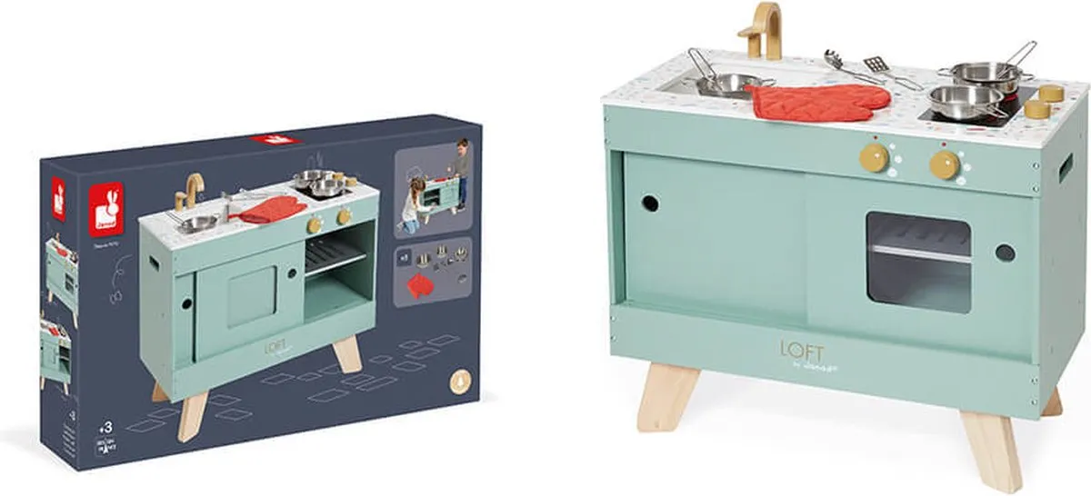 Janod Loft Houten Speelkeuken