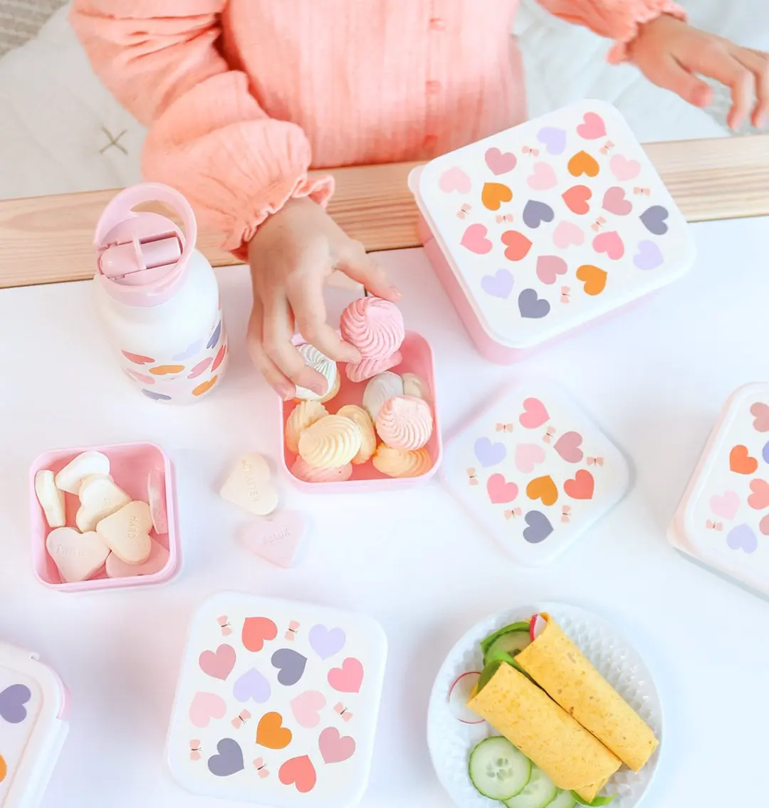 A Little Lovely Company Back to School Set - Roze