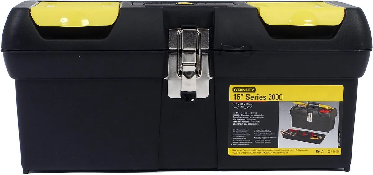 Stanley Batipro Gereedschapskoffer 16" - Zwart/Geel