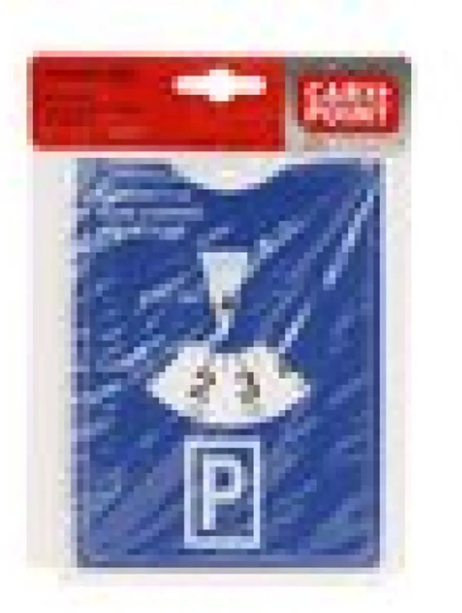 Carpoint Parkeerschijf met zuignap - Blauw