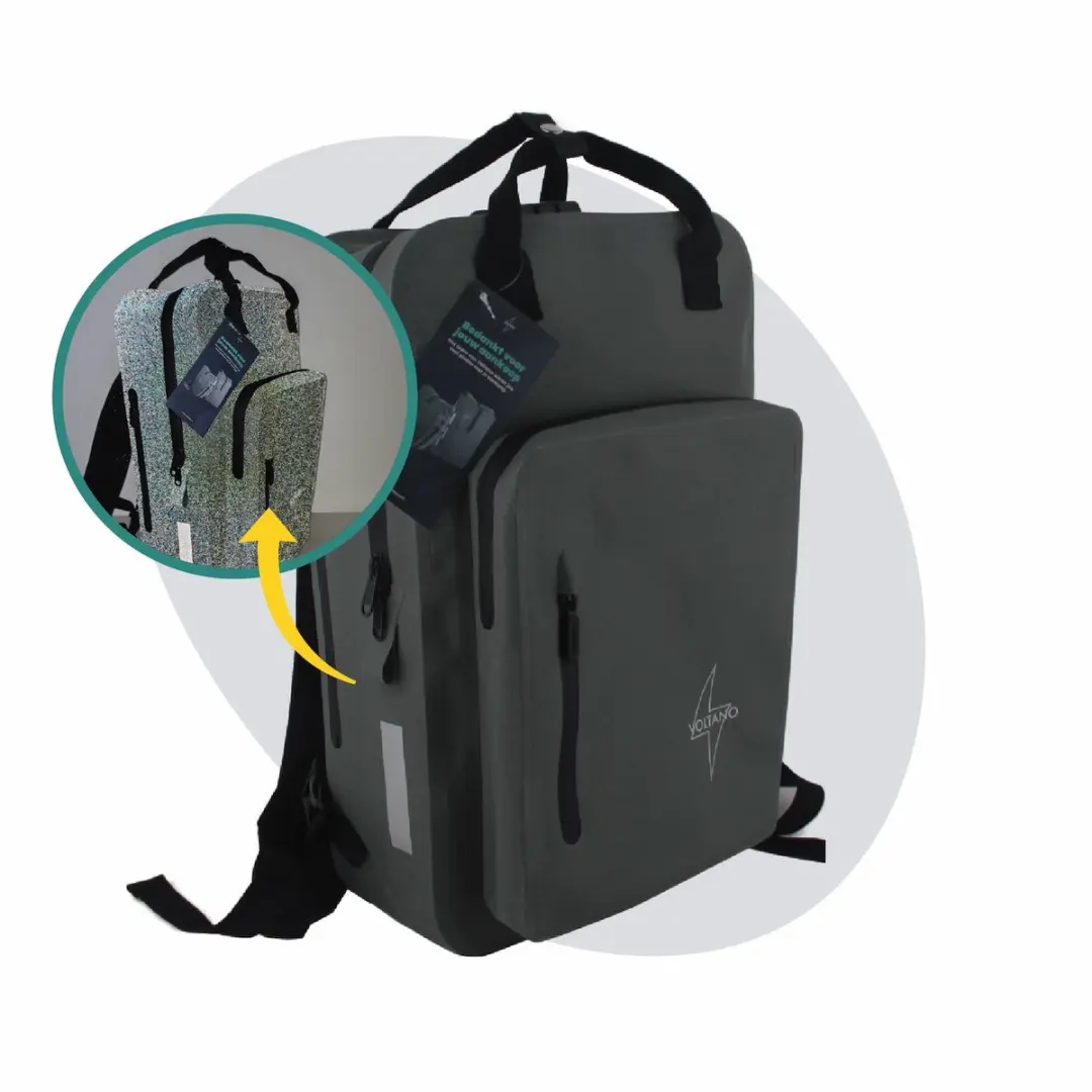 Voltano City Enkele Fietstas Rugzak E-bike 25L