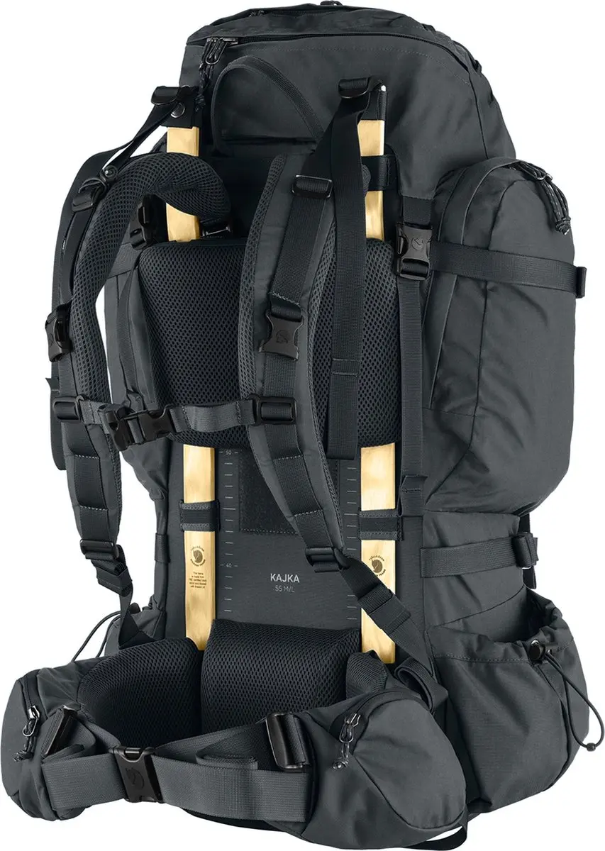 Fjällräven Singi Kajka 55 Rugzak - 55L - Zwart