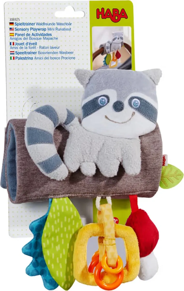 HABA Speeltrainer Bosvrienden Wasbeer 305724 - Multicolor