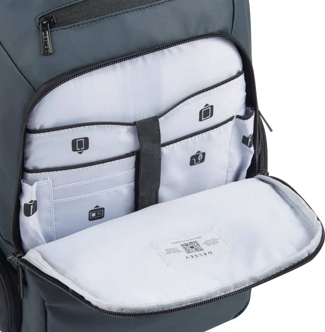 Delsey Parvis Plus Laptoprugzak 15L - 13 inch - Grijs