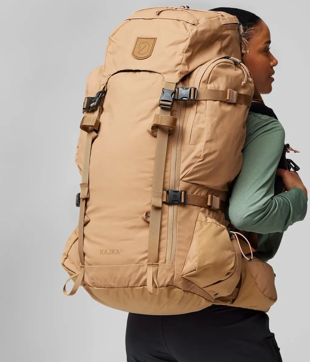 Fjällräven Trekkingrugzak Singi Kajka 55L - Khaki Dust - afbeelding 6 van 6
