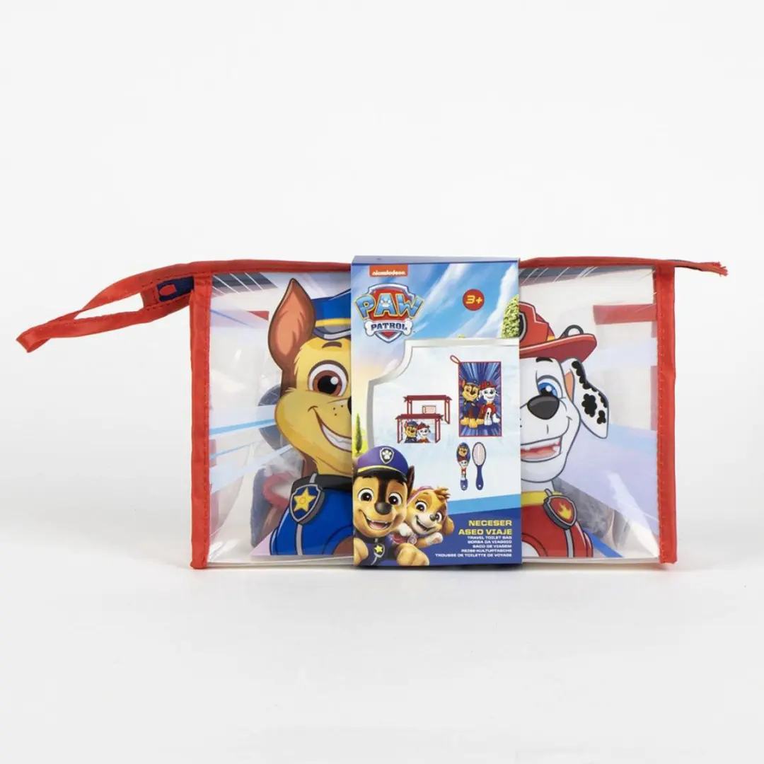 PAW Patrol Reis Hygiënepakket - Blauw/Rood - 3-delig
