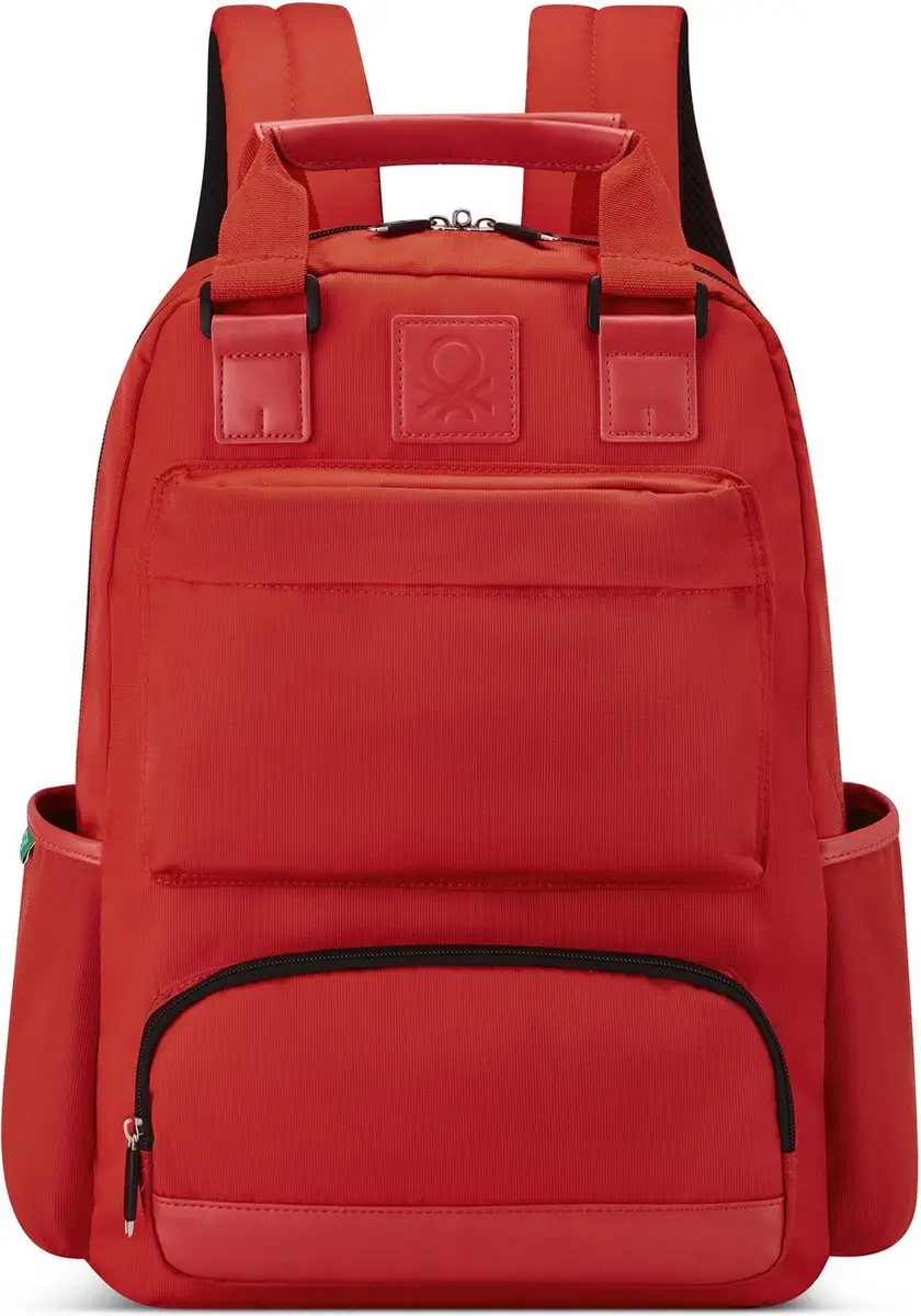 Delsey Paris x United Colors of Benetton Color Block Rugzak 15.6"