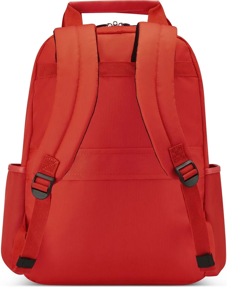 Delsey Paris x United Colors of Benetton Color Block Rugzak 15.6" - 25L - Rood