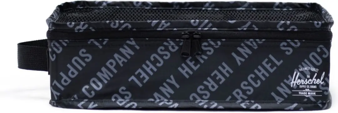 Herschel Classics Travel Organizers Roll Call Black - 4 Stuks