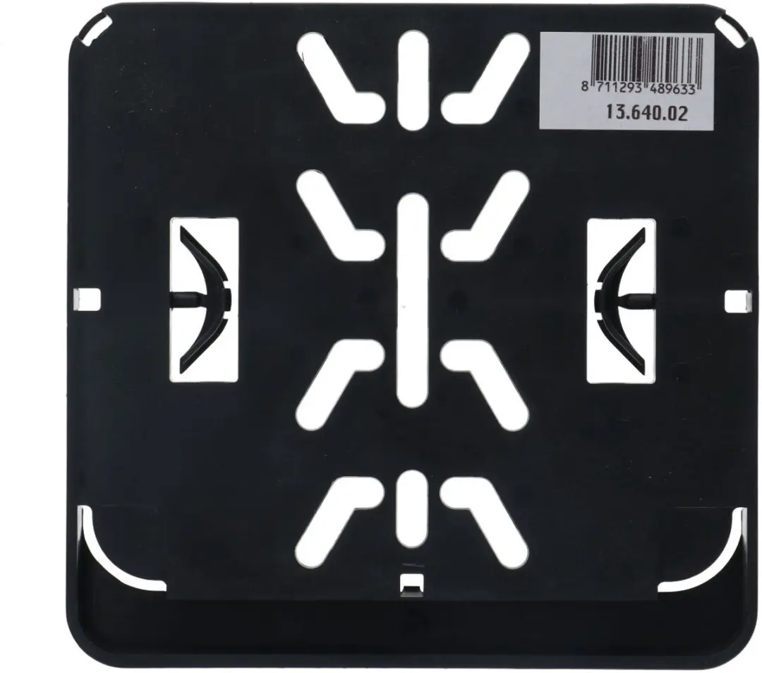 Carpoint Kentekenplaathouder Scooter 14,5x12,5cm - Zwart
