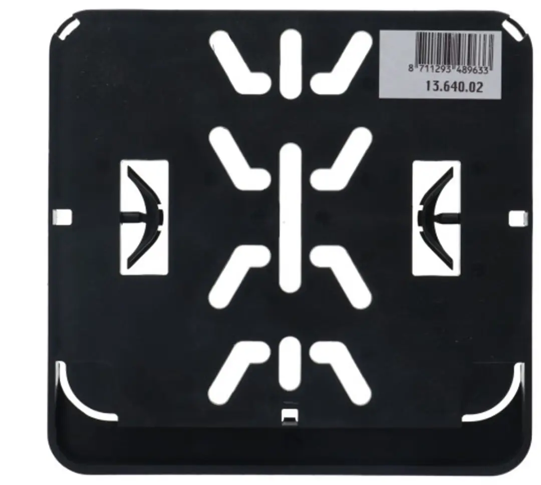 Carpoint Kentekenplaathouder Scooter 14,5x12,5cm - Zwart