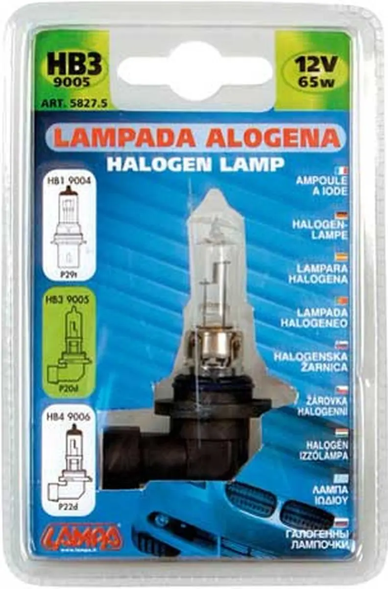 Lampa HB3 9005 Halogeenlamp 12V 60W P20d