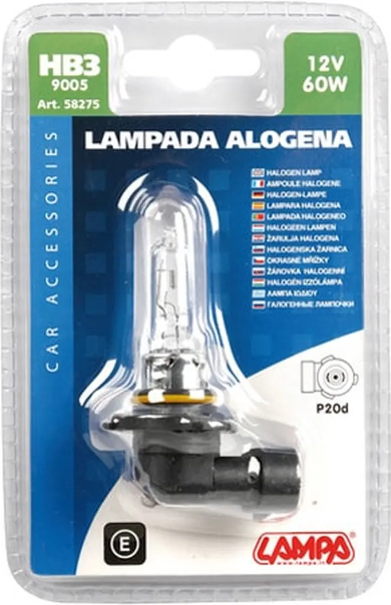 Lampa HB3 9005 Halogeenlamp 12V 60W P20d