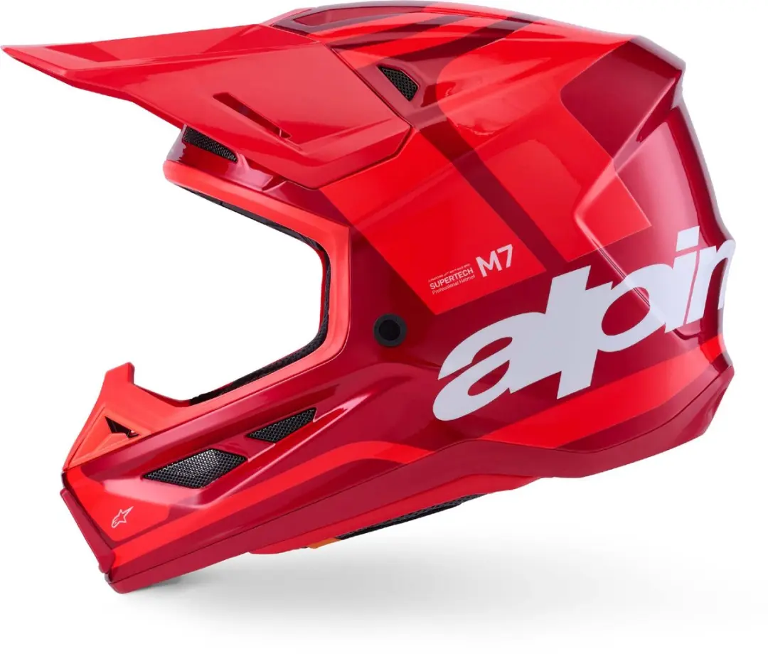 Alpinestars S-M7 Core Crosshelm - XL - Rood - afbeelding 6 van 6