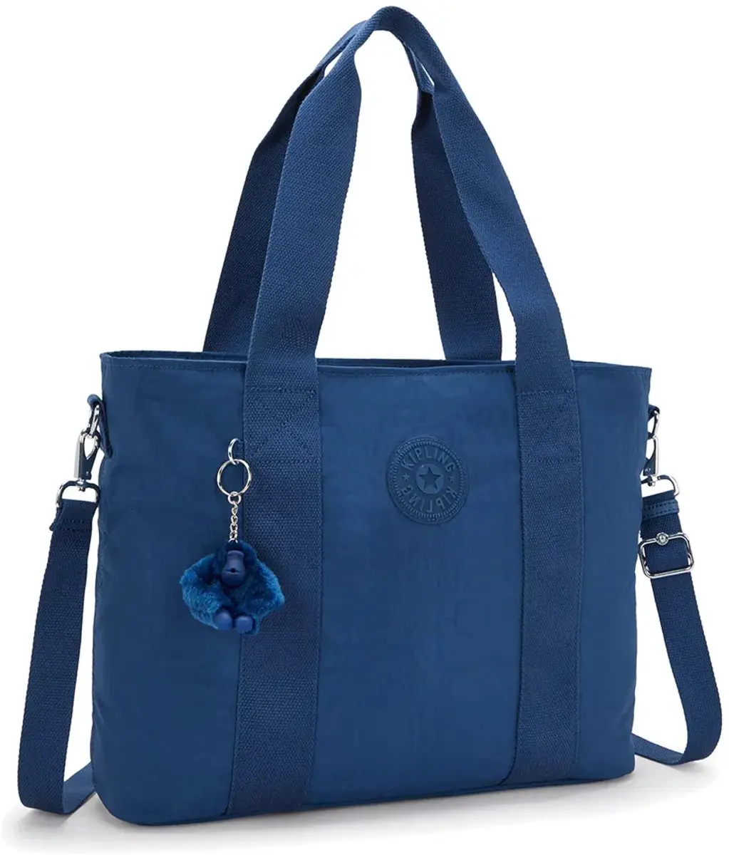 Kipling Minta L 20L Stoffentas - Blauw