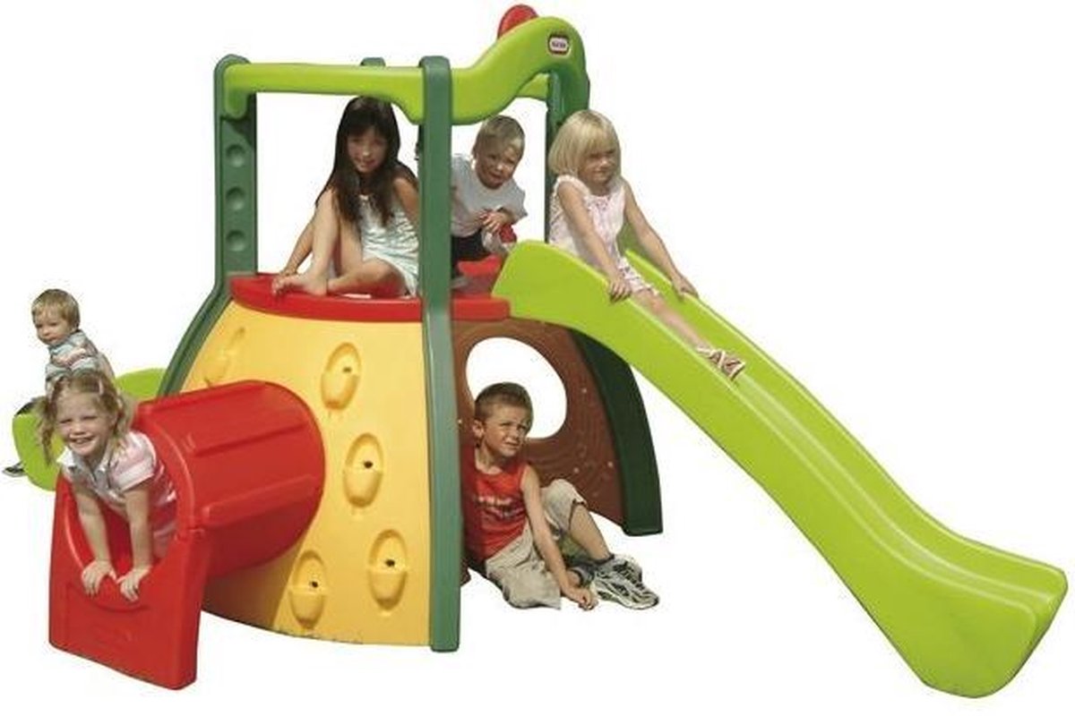 Little Tikes Super Evergreen Dubbeldekker Glijbaan - Speeltoestel