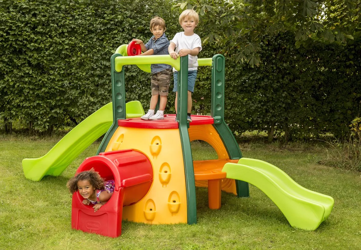 Little Tikes Super Evergreen Dubbeldekker Glijbaan - Groen