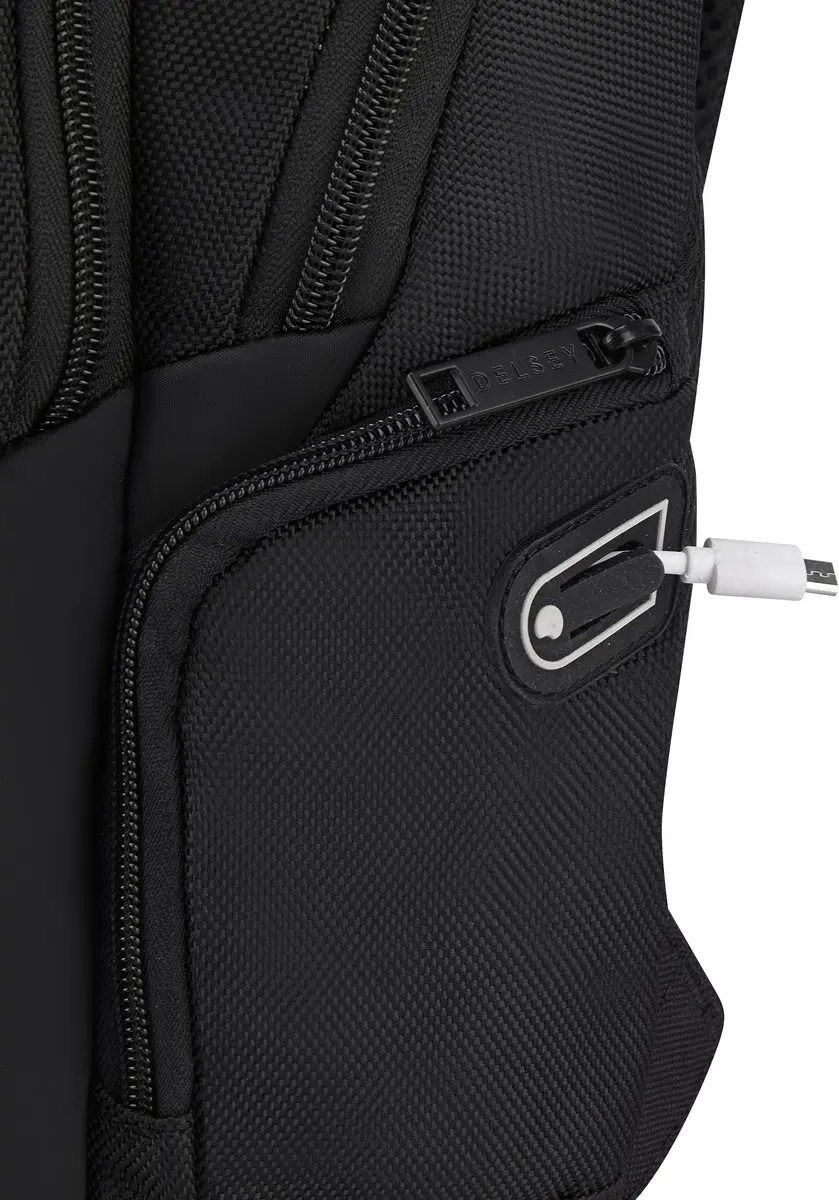 Delsey Parvis Plus Laptoprugzak 15L - 13 inch - Zwart
