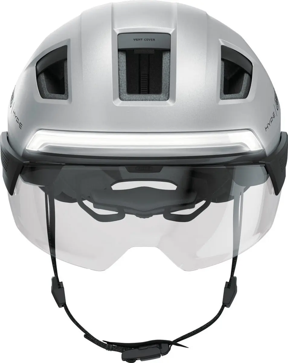 ABUS HYP-E ACE Fietshelm - 57-61cm - Zilver - NTA-8776
