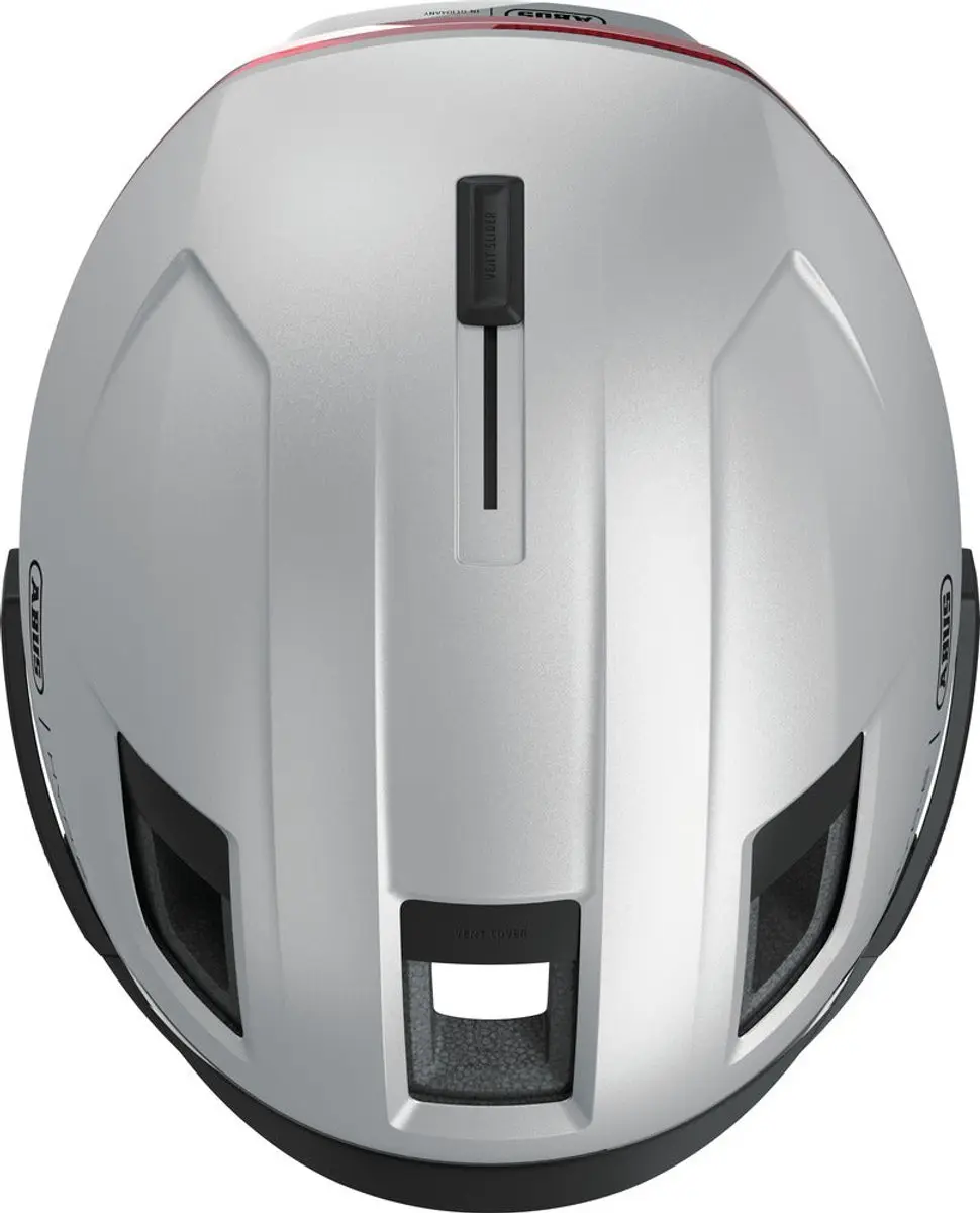 ABUS HYP-E ACE Fietshelm - 57-61cm - Zilver - NTA-8776