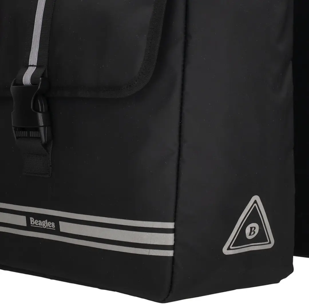 Beagles Bicycle Originals Fietstas 2x17L - Zwart