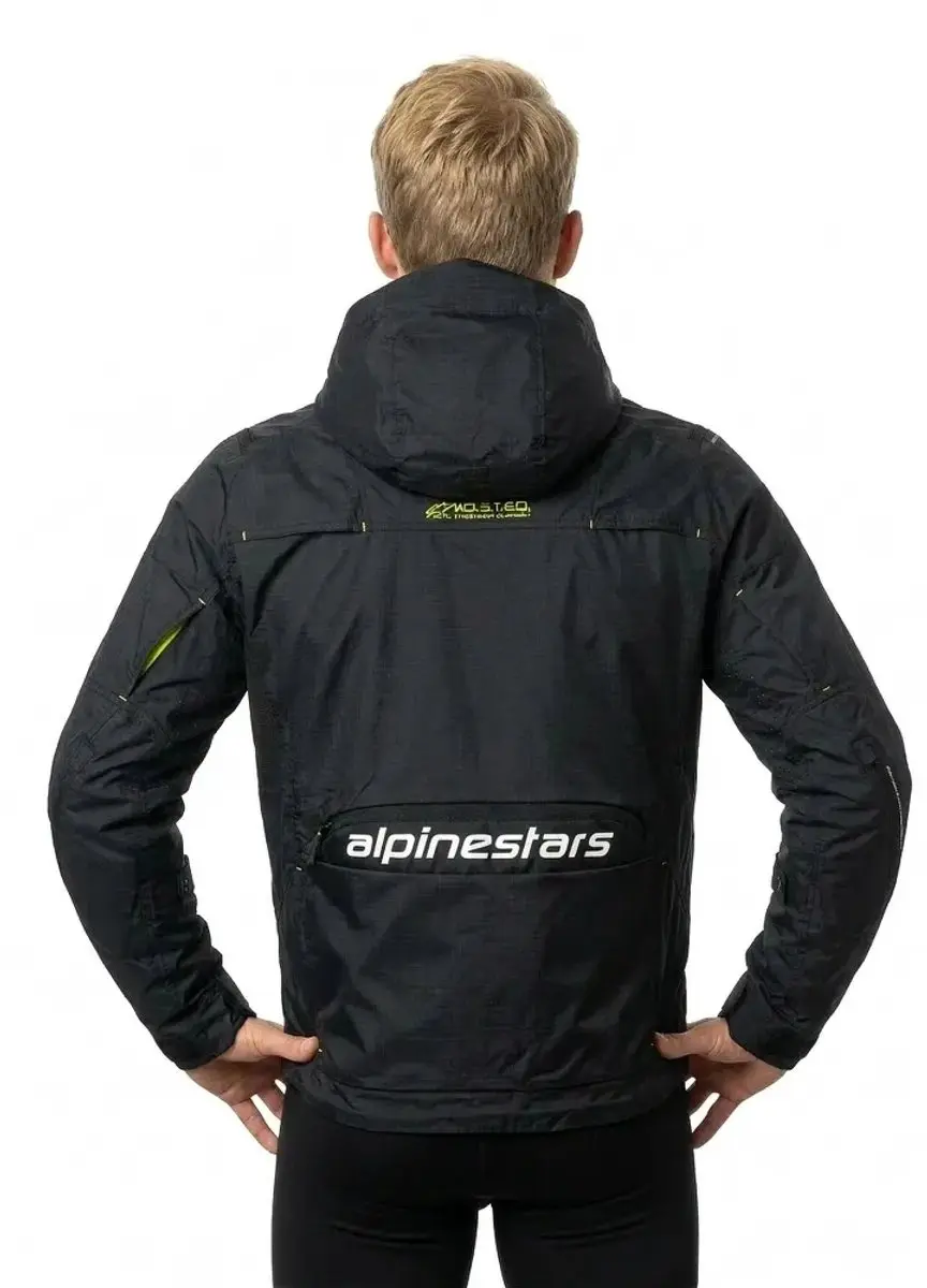 Alpinestars Mogress Air Motorjas - Maat L - Zwart/Lime Punch/Wit