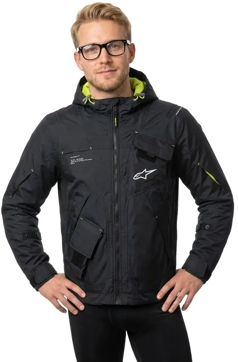 Alpinestars Mogress Air Motorjas - Maat L - Zwart/Lime Punch/Wit