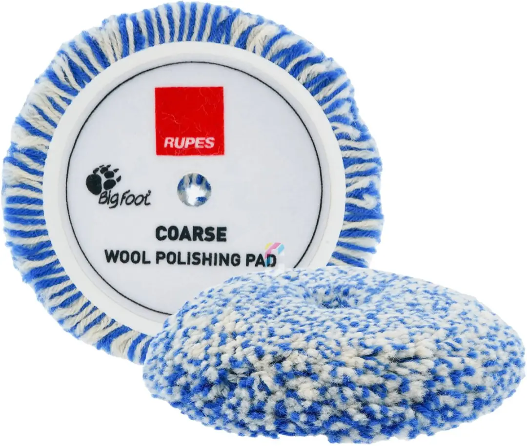 Rupes Twisted Rotary Wool Polijstpad 125mm