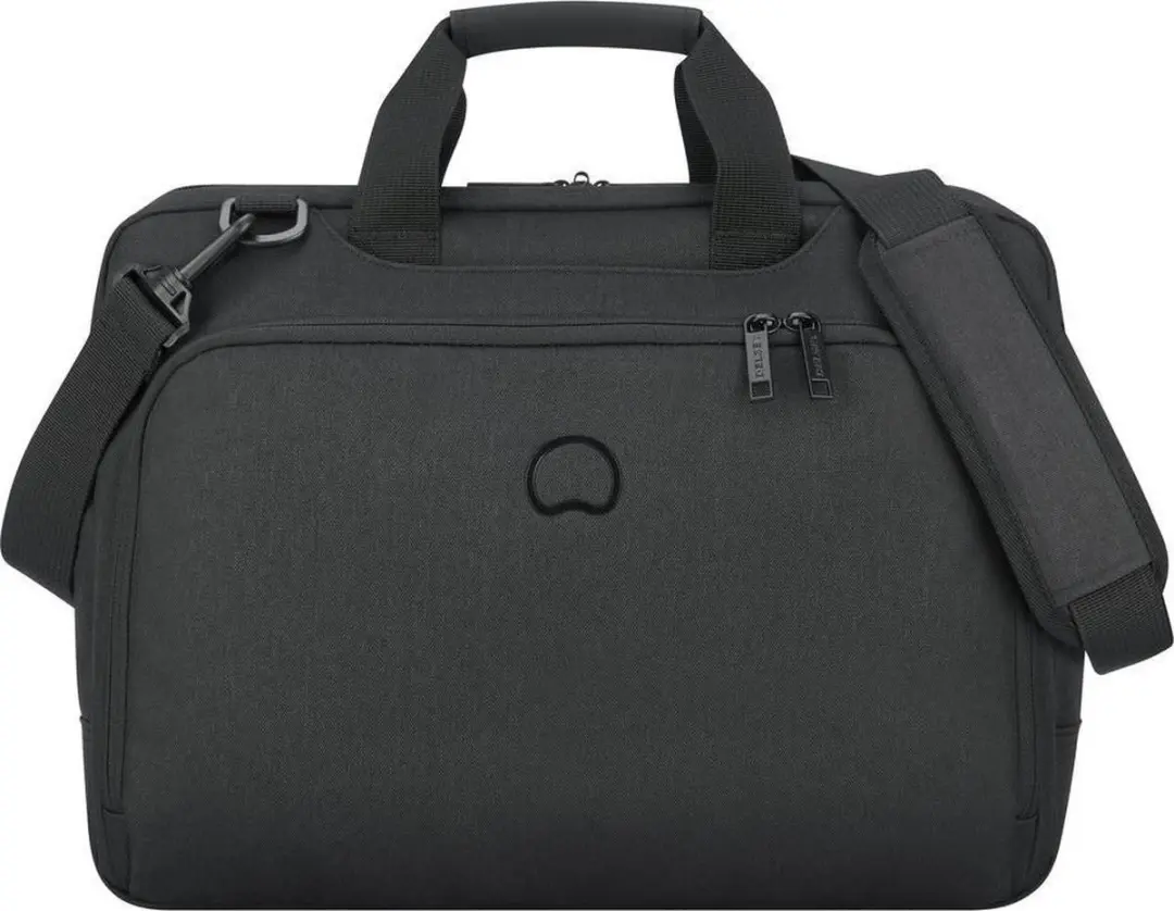 Delsey Esplanade Schoudertas 15.6 inch - Zwart