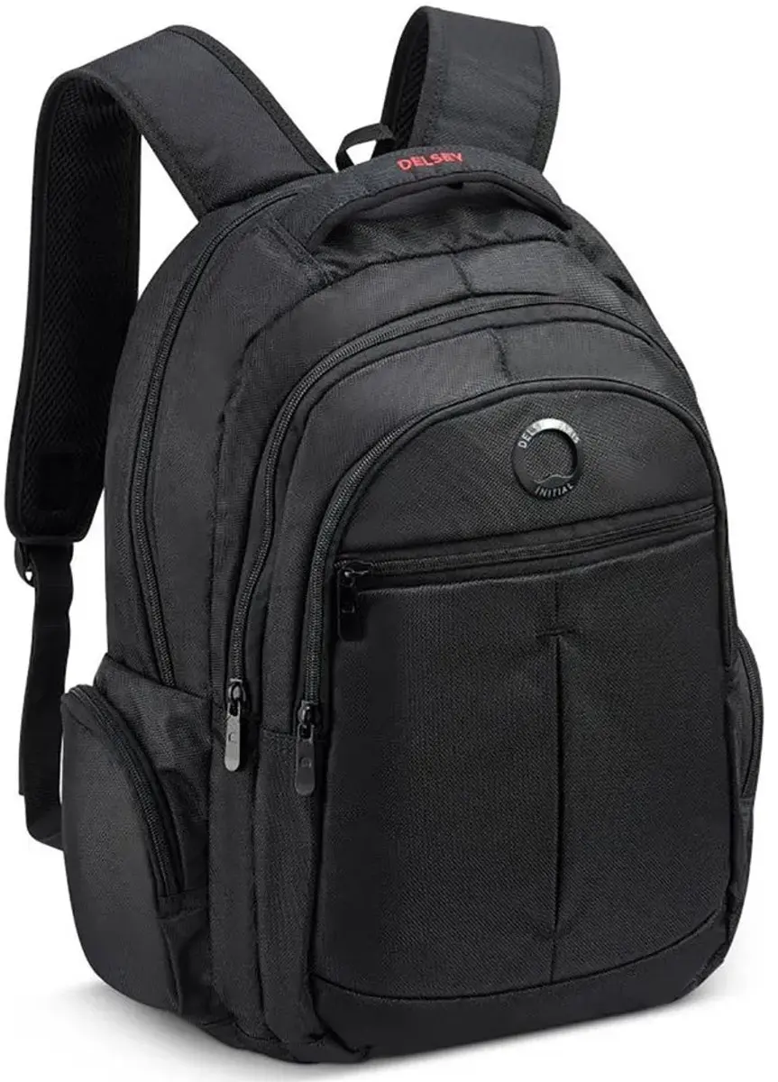 Delsey Element Backpack Flier 24L Laptoprugzak 15,6" - Zwart
