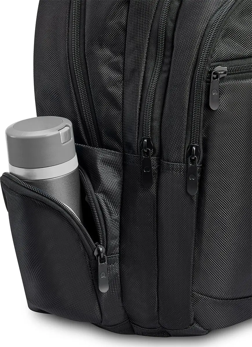 Delsey Element Backpack Flier 24L Laptoprugzak 15,6" - Zwart